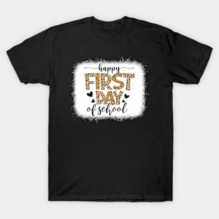 Retro  First Day of School Teacher Back to School T-Shirt